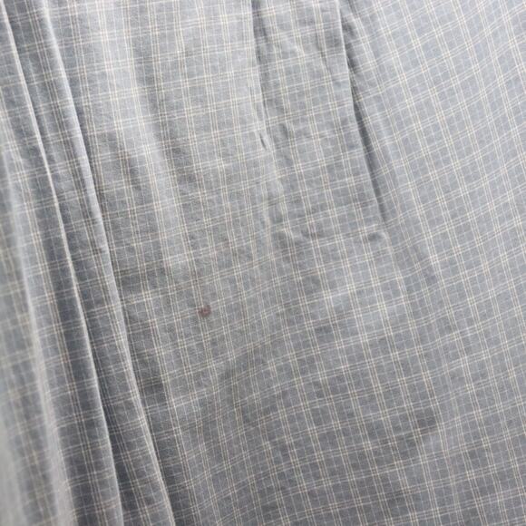 Columbia XL Short Sleeve Button-Up Shirt Blue Plaid Cotton - Picture 8 of 8